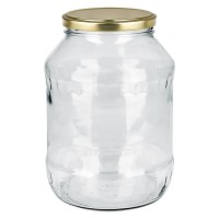 Verre rond 2650ml avec couvercle BasicSeal or UNiTWIST Verre rond 2650ml avec couvercle BasicSeal or UNiTWIST