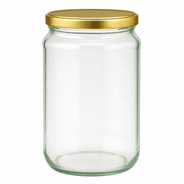 375ml pot rond avec couvercle BasicSeal or UNiTWIST