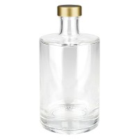 Bouteille en verre de 500 ml « Galileo » + bouchon à vis doré UNiTWIST® Bouteille en verre de 500 ml « Galileo » + bouchon à vis doré UNiTWIST®