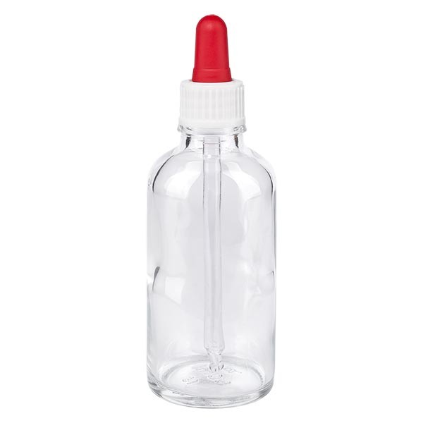 Flacon pipette médecine 50mL en verre