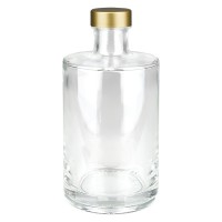 Bouteille en verre 375 ml « Galileo » + bouchon à vis doré UNiTWIST® Bouteille en verre 375 ml « Galileo » + bouchon à vis doré UNiTWIST®