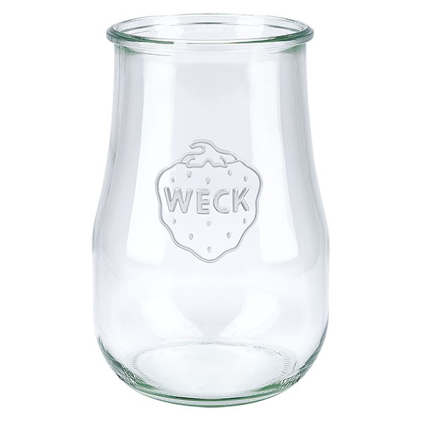 Bocal tulipe WECK 1750 ml, taille de couvercle et anneau : RR100