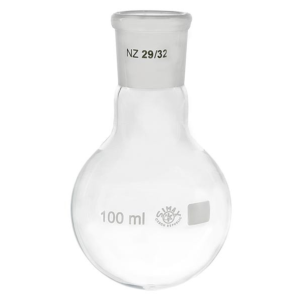 Ballon 100 ml à col large en borosilicate avec rodage normalisé 29/32