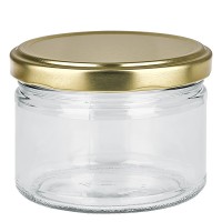 540ml Verre rond avec couvercle BasicSeal or UNiTWIST 540ml Verre rond avec couvercle BasicSeal or UNiTWIST
