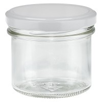 Pot de 125ml avec couvercle BasicSeal blanc UNiTWiST Pot de 125ml avec couvercle BasicSeal blanc UNiTWiST