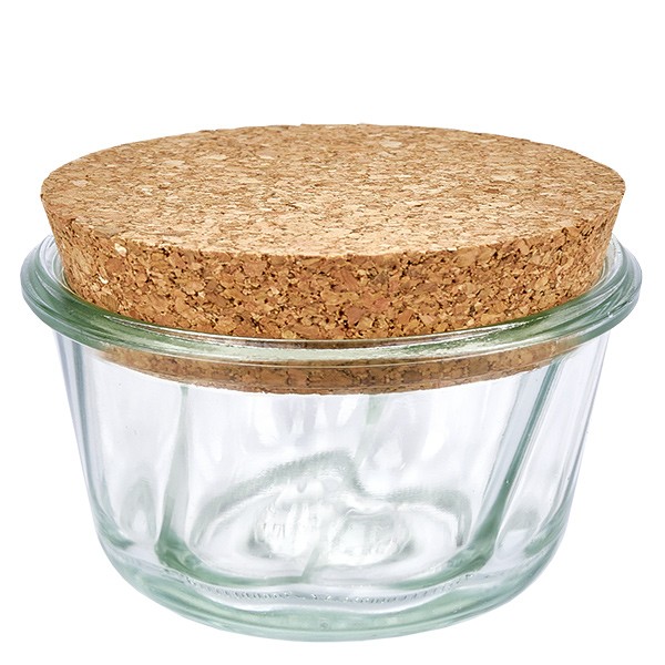 Pot à kouglof 280 ml WECK RR100 avec bouchon nature