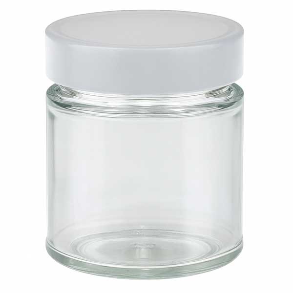 Verre rond 154ml + couvercle BasicSeal blanc deep UNiTWiST