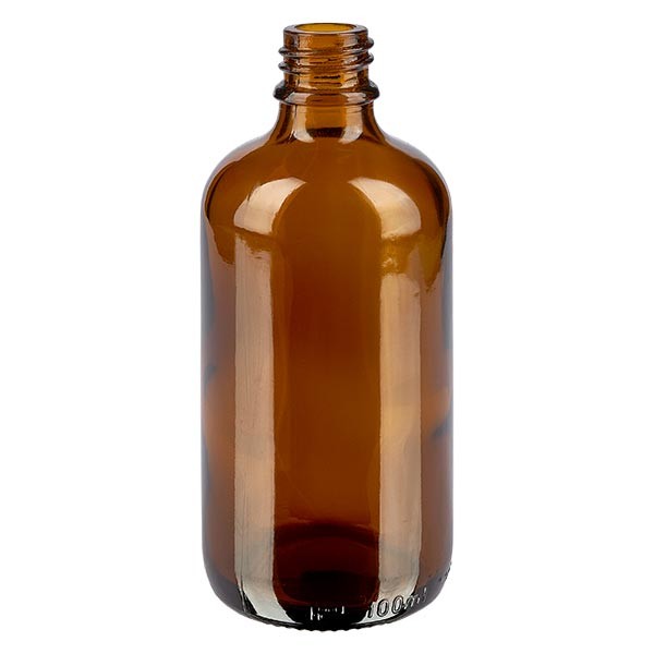 Flacon 100 ml DIN18 - verre brun