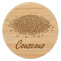 Couvercle en bois "Couscous" pour WECK RR100 Couvercle en bois "Couscous" pour WECK RR100
