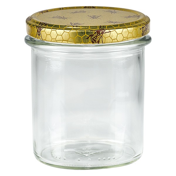 Verre renversé 350ml + couvercle BasicSeal Nid d'abeille UNiTWiST