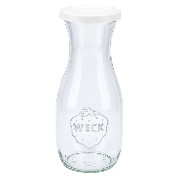 Bouteille WECK 530ml avec couvercle fraîcheur en plastique