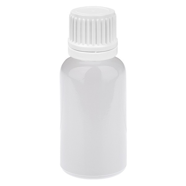Flacon compte-gouttes de 20 ml 0,7 mm blanc OV WhiteLine UT18/20