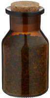 Gewürzglas Idee: 100 ml Steilbrustflasche Weithals Braunglas inkl. Korken Gewürzglas Idee: 100 ml Steilbrustflasche Weithals Braunglas inkl. Korken
