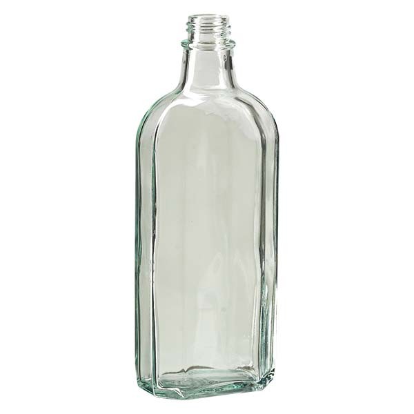 Flasque transparente de 250 ml au goulot DIN 22