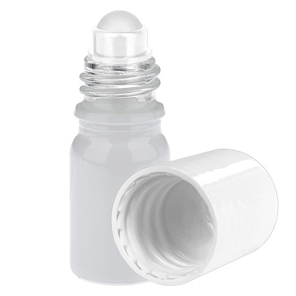 Flacon roll-on 5 ml blanc STD WhiteLine UT18/5