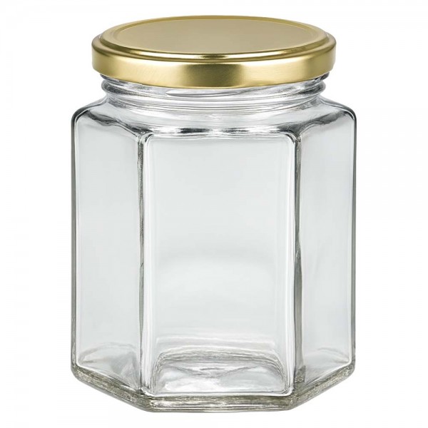 Pot à miel 250 g avec couvercle doré BasicSeal UNiTWIST