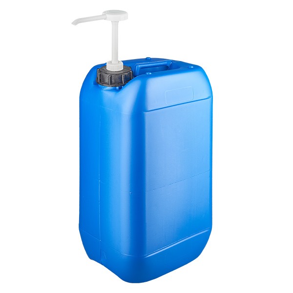 Bidon 15 litres bleu sans bouchon