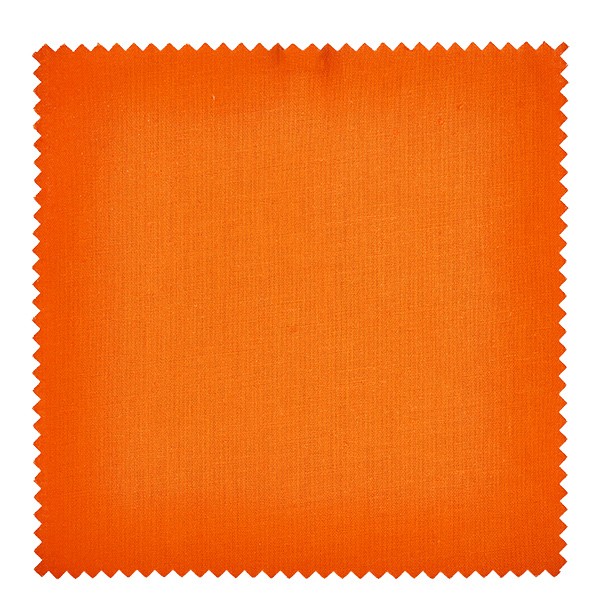 1 housse en tissu 120x120 mm orange pour diamètre de couvercle 43-100 mm