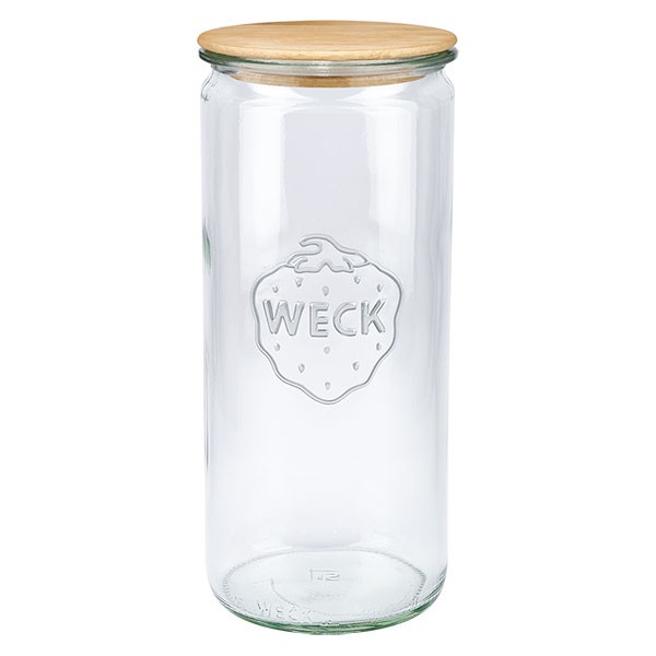 Bocal cylindre WECK 1040ml avec couvercle