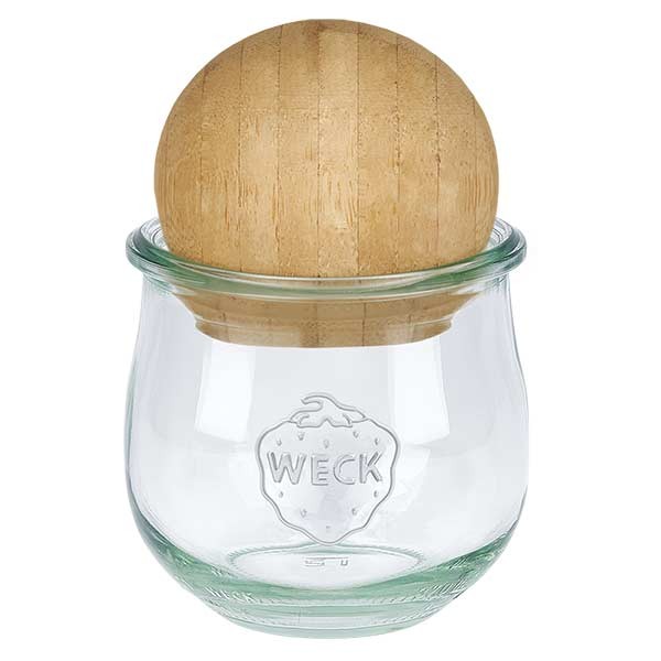 370ml Pot tulipe WECK RR80 avec boule en bois