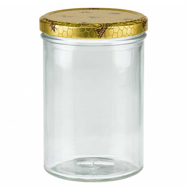 Verre renversé de 435 ml + couvercle BasicSeal Nid d'abeille UNiTWiST
