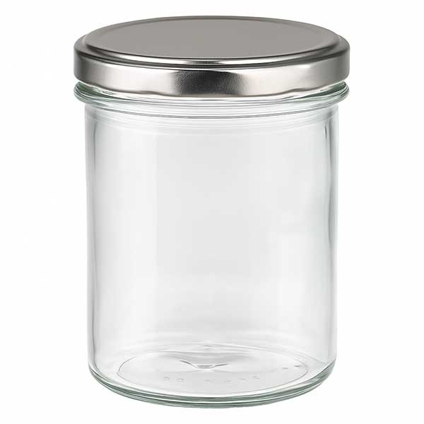 Verre plongeant de 350 ml avec couvercle BasicSeal argent UNiTWiST