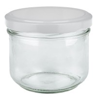 Verre renversé 260ml avec couvercle BasicSeal blanc UNiTWiST Verre renversé 260ml avec couvercle BasicSeal blanc UNiTWiST