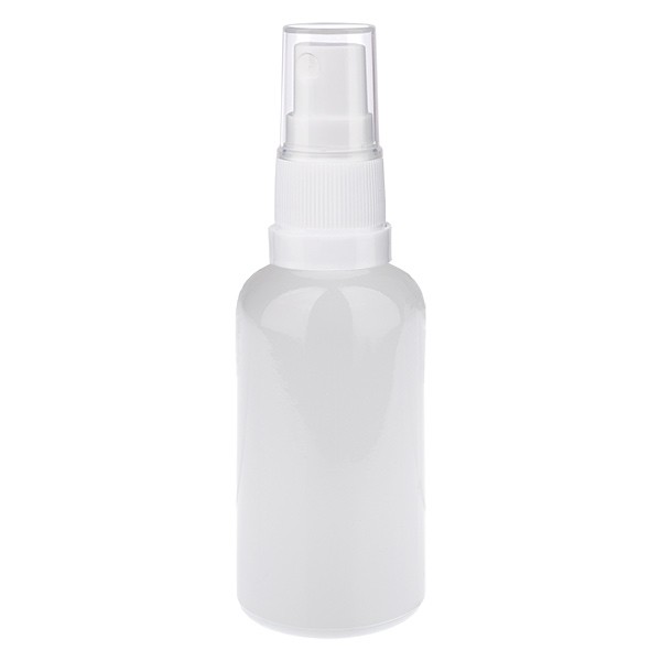 Flacon pulvérisateur 50 ml blanc/transparent STD WhiteLine UT18/50