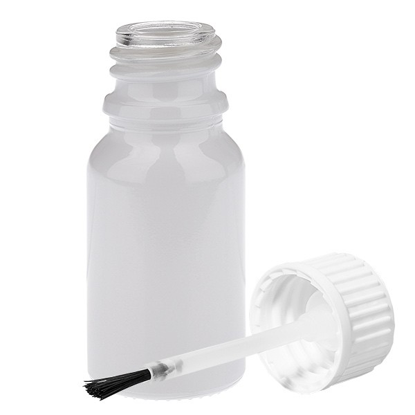 Flacon pinceau 10 ml blanc STD WhiteLine UT18/10