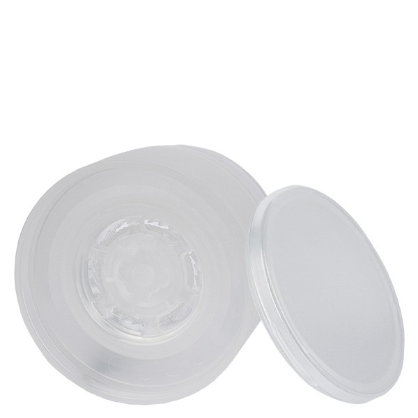 Moulin à visser blanc transparent, broyeur en acrylique, réglable pour un broyage gros ou fin
