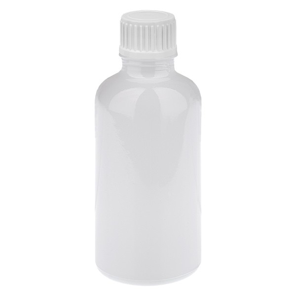 Flacon compte-gouttes de 50 ml 0,9 mm blanc STD WhiteLine UT18/50
