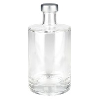 Bouteille en verre de 500 ml « Galileo » + bouchon à vis argenté UNiTWIST® Bouteille en verre de 500 ml « Galileo » + bouchon à vis argenté UNiTWIST®