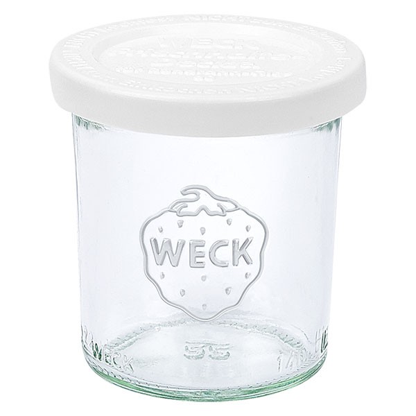 Mini bocal conique WECK 140 ml avec couvercle fraîcheur en plastique
