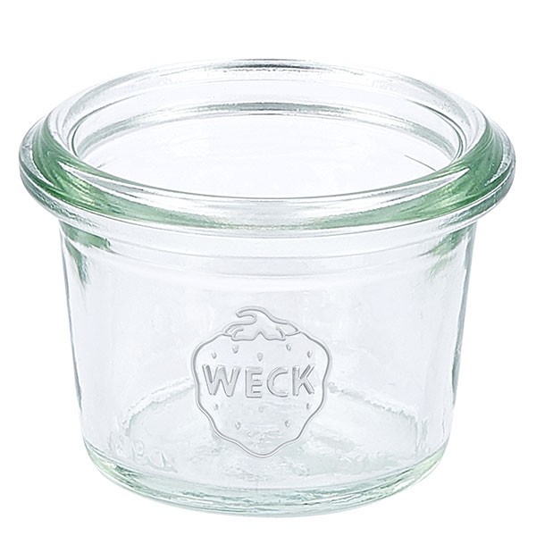 Mini bocal conique WECK 35 ml, taille de couvercle et anneau : RR40